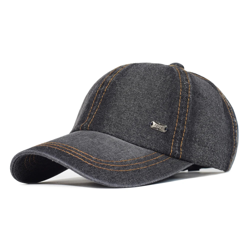 Vintage Washed Cotton Low-Profile Baseball Cap – Unisex Adjustable Dad Hat-HighTouch