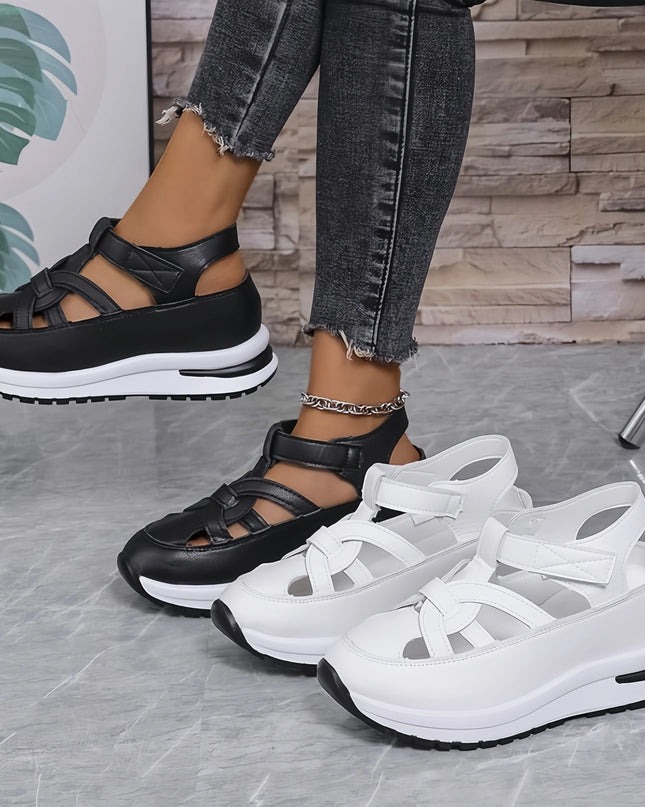 Elegant High-Heel Outdoor Summer Sandals with Bow – LX-933
