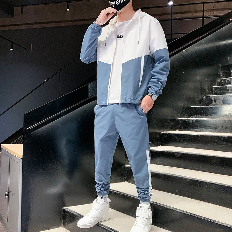 Men’s Hip Hop Tracksuit Set-HighTouch
