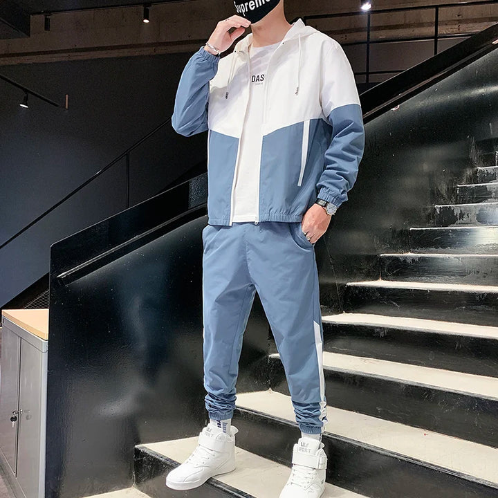 Men’s Hip Hop Tracksuit Set-HighTouch