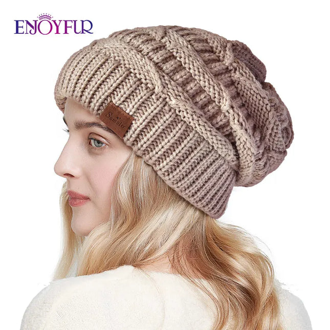Oversized Chunky Knit Beanie