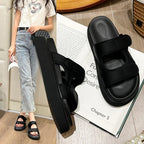 Women's Summer Velcro Sport Sandals – Thick Sole Casual Beach Slides-HighTouch