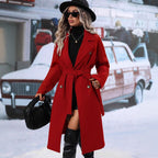 Elegant Helsinki Double-Breasted Coat – Women’s Tailored Outerwear-HighTouch