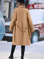 Elegant Helsinki Double-Breasted Coat – Women’s Tailored Outerwear-HighTouch