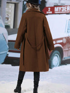 Elegant Helsinki Double-Breasted Coat – Women’s Tailored Outerwear-HighTouch