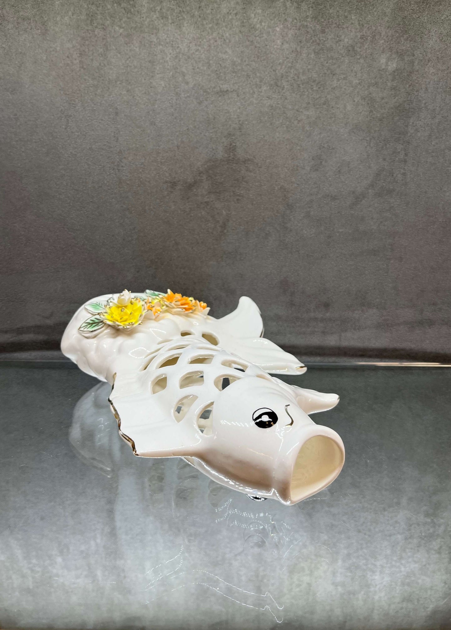 White Rose Decorative Fish - HighTouch 