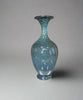 Glazed Blue Trumpet Vase - HighTouch 