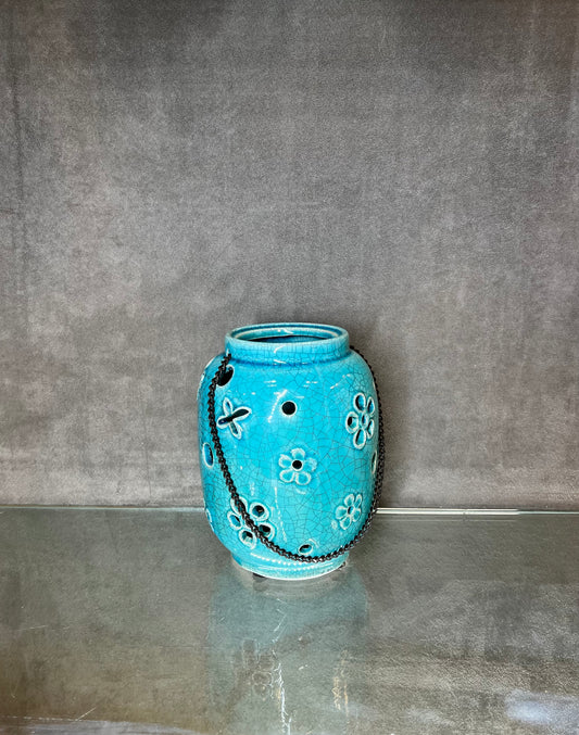 Glazed Ceramic Hanging Flower Pot - HighTouch 