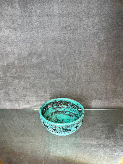 Sea Green Ceramic Serving Bowl