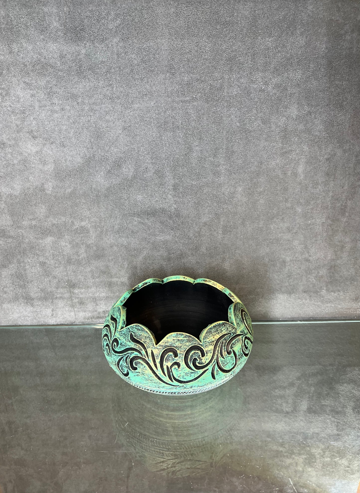 Sea Green Ceramic Bowl