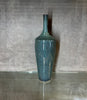 Glazed Blue Bottle Vase - HighTouch 