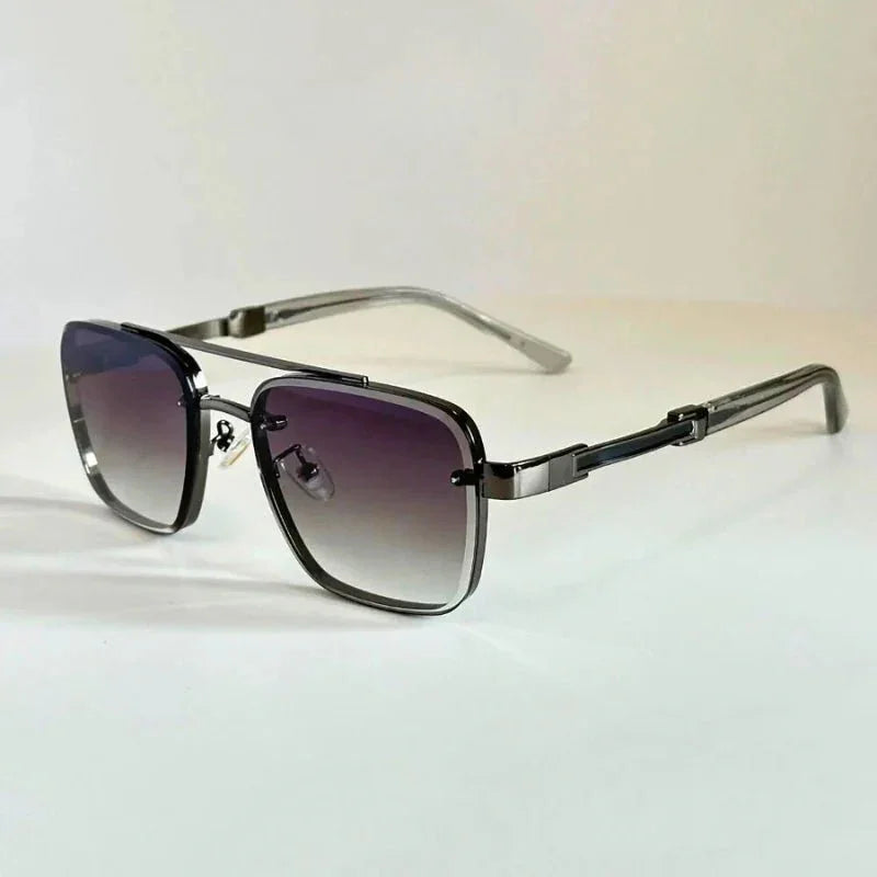 Men's Square Sunglasses – UV400 Gradient Lenses