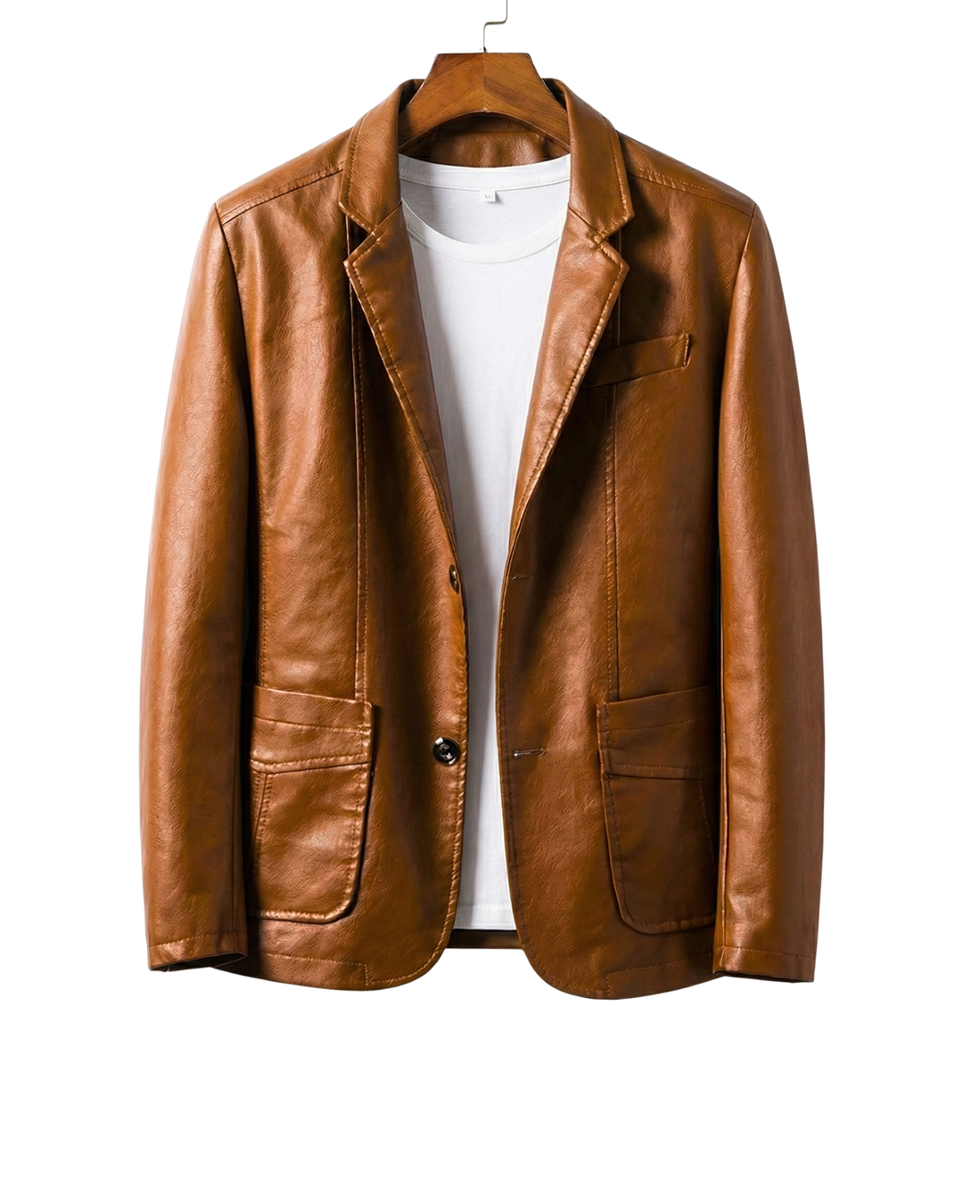 Men's Leather Jacket – Vintage Tailored Fit