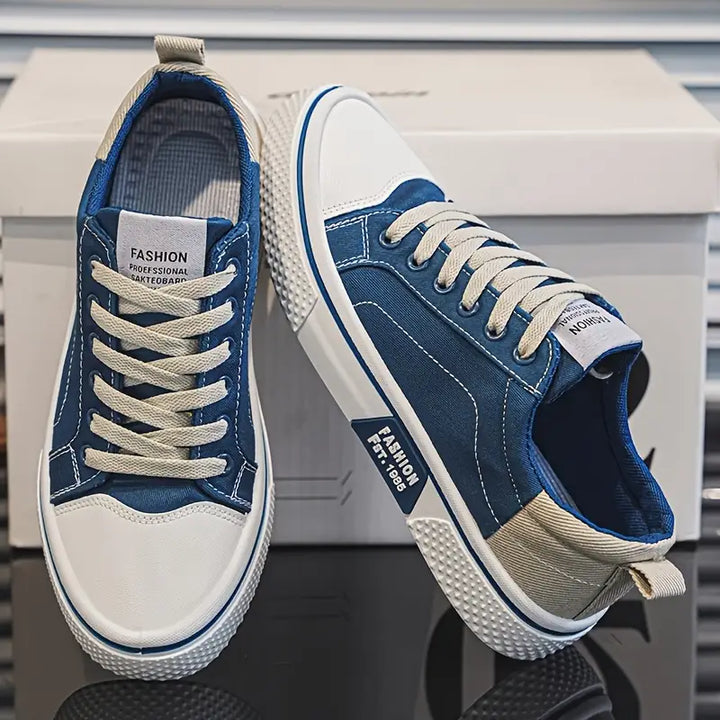 Men’s Orthopedic Lace-Up Low Top Skate Sneakers