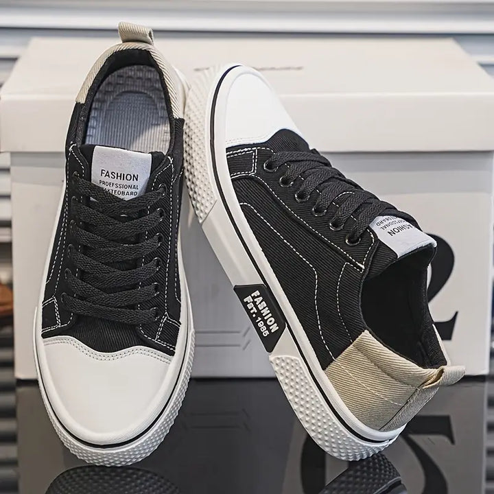 Men’s Orthopedic Lace-Up Low Top Skate Sneakers