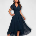 Women's A-Line Summer Dress V-Neck Lightweight Mini Casual Elegant