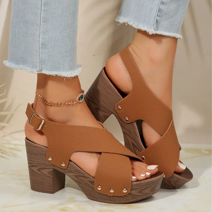Women's Block Heel Slingback Heels – Arch Support & Comfort