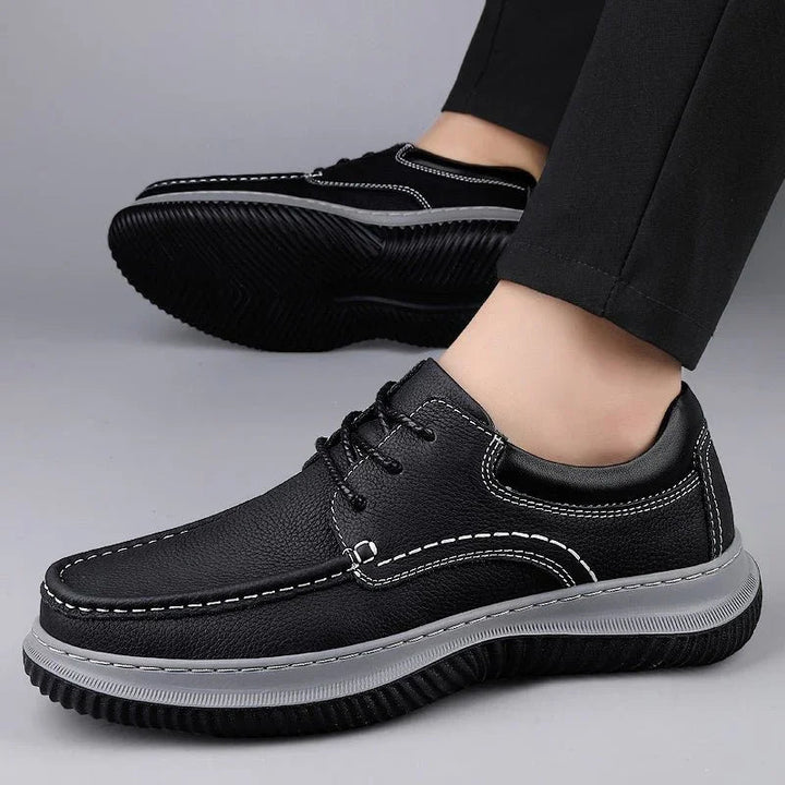 Men's Montari Leather Sneakers – Orthopedic Cushioned Shoes