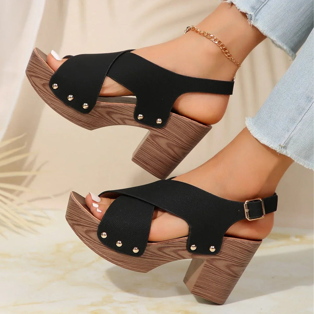 Women's Block Heel Slingback Heels – Arch Support & Comfort