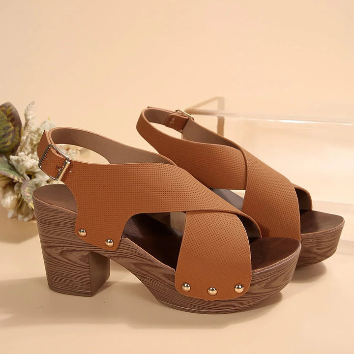 Women's Block Heel Slingback Heels – Arch Support & Comfort