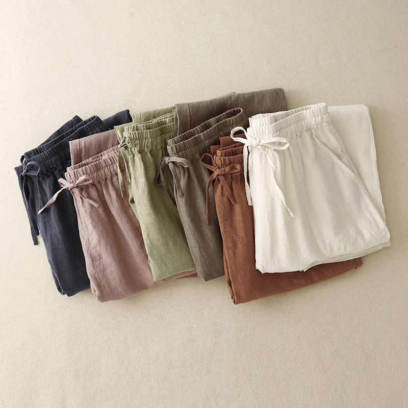 Avalon Summer Loose Fit Linen Pants