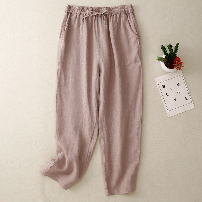 Avalon Summer Loose Fit Linen Pants