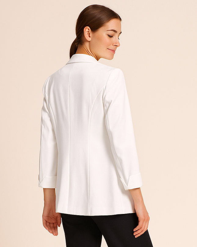 Women’s Matte Finish 3/4-Sleeve Blazer