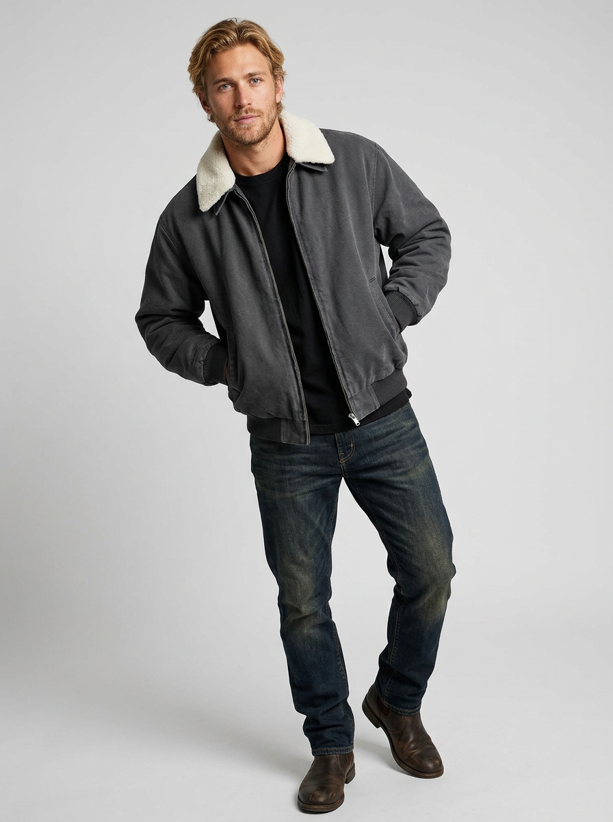 Bomber Jacket Shearling Limited