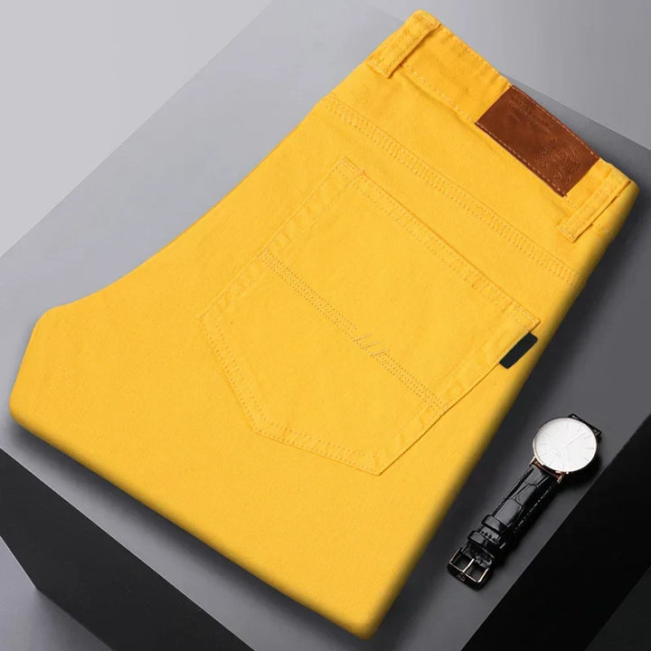 Men's Casual Jeans - Stylish Comfort Fit Straight Leg Denim Pants
