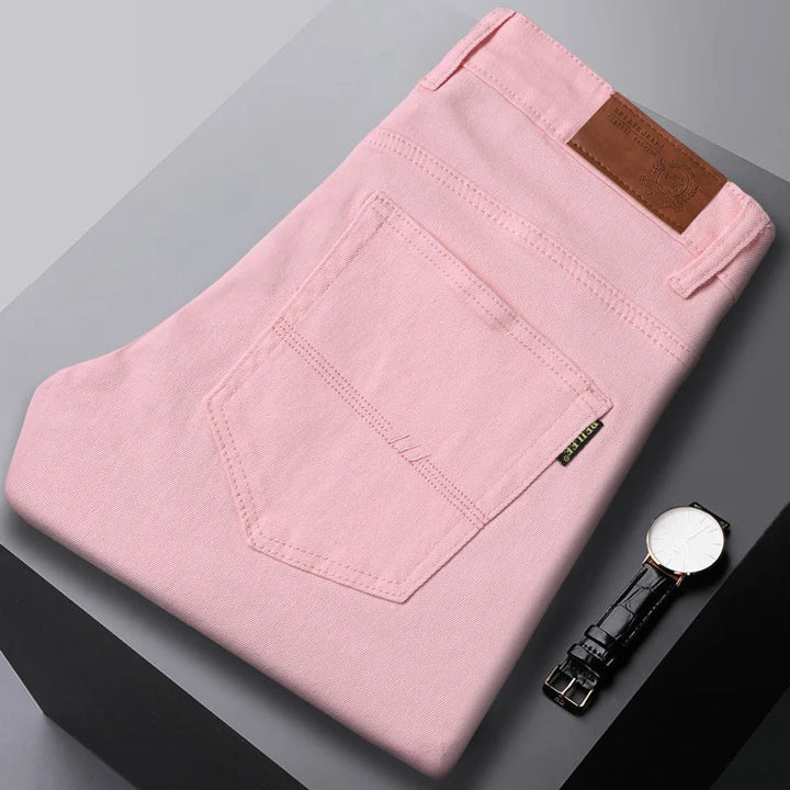 Men's Casual Jeans - Stylish Comfort Fit Straight Leg Denim Pants