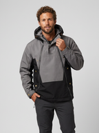 Men Hooded Rain Jacket Colour Block