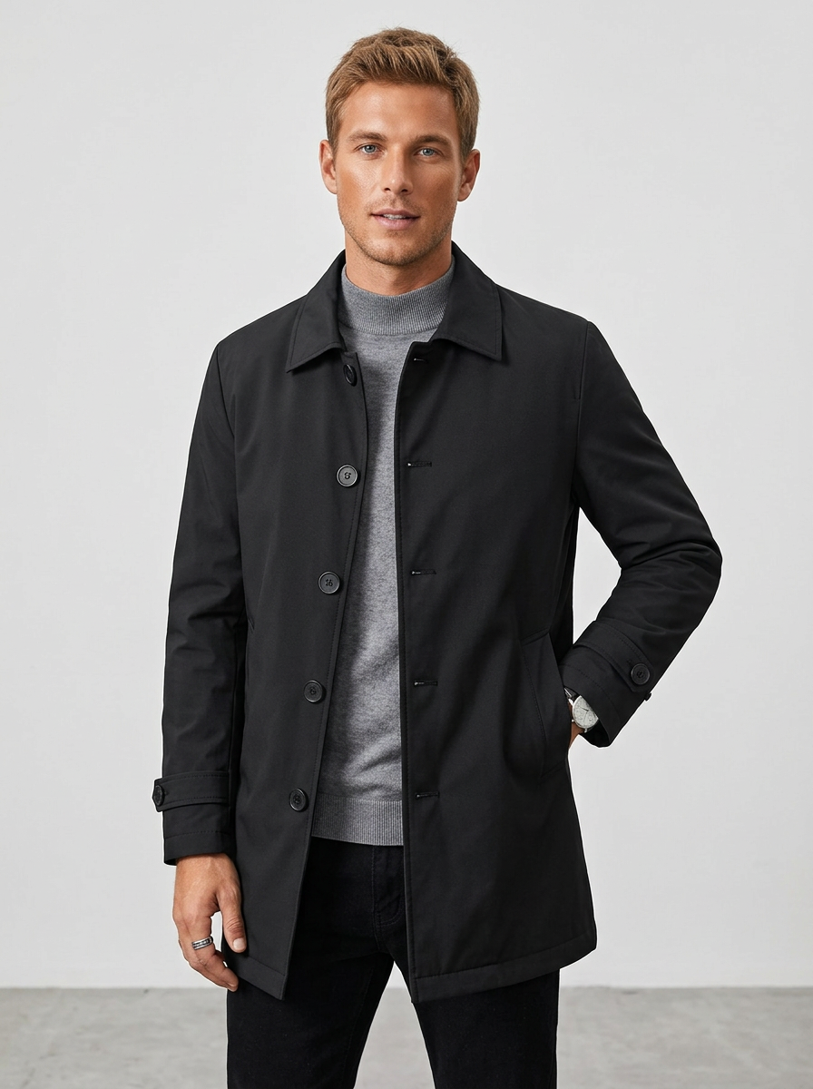 Mens Long Down Jacket Elite Edition