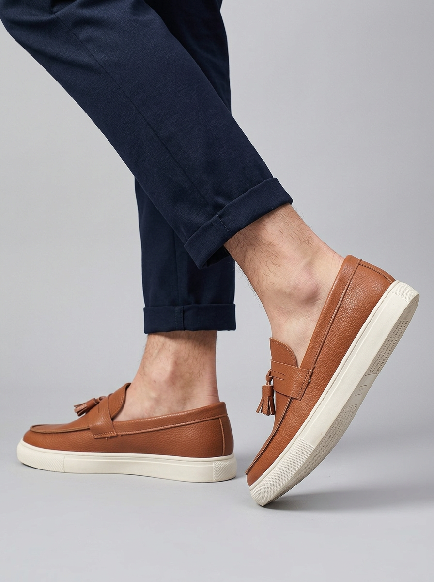 Mens Tassel Loafers Slip Everyday Wear Comfort