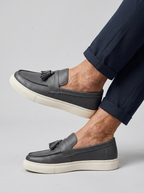 Mens Tassel Loafers Slip On Platform Casual Dress Shoes For Everyday Wear Comfort
