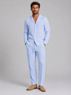 Malcolm | Men's Linen Style Shirt and Trouser Set