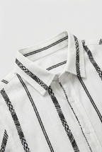 Elliot | Men's Cotton Relaxed Fit Striped Shirt