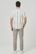 Elliot | Men's Cotton Relaxed Fit Striped Shirt