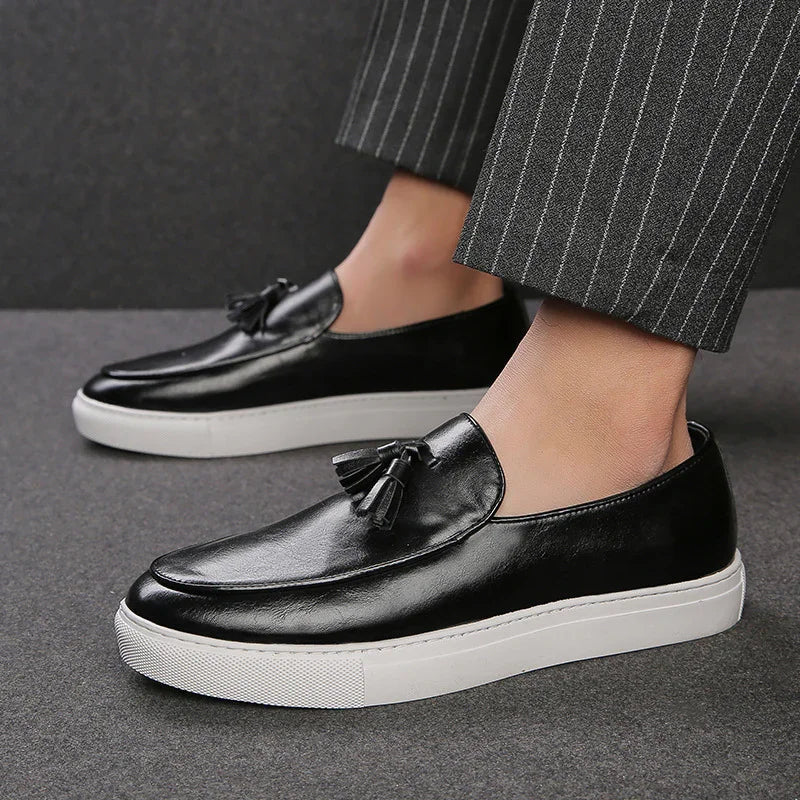 Men's Tuscan Elegance Slip-Ons – Italian Leather Loafers