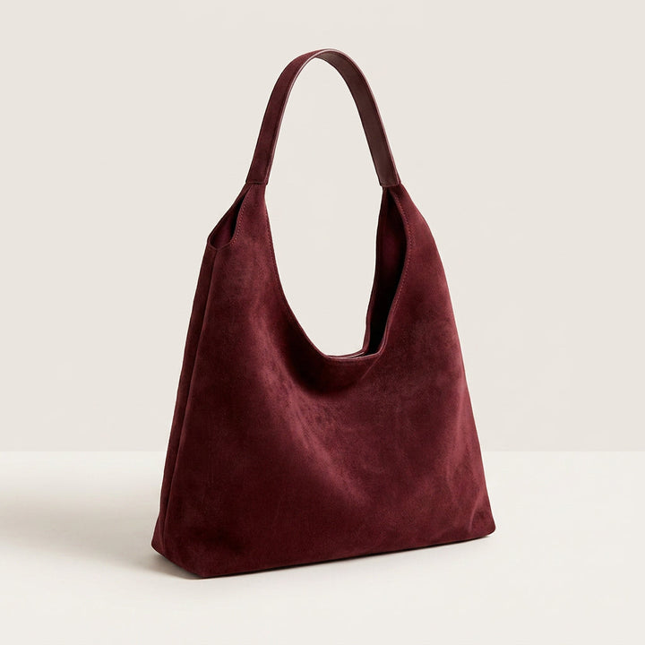 Mila Daily Hobo Bag - Soft Suede-Effect Single Strap