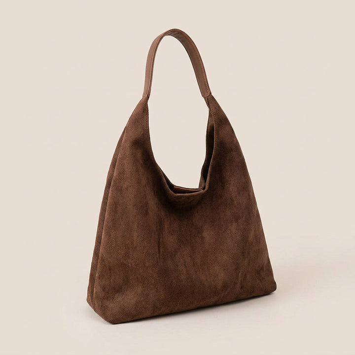 Mila Daily Hobo Bag - Soft Suede-Effect Single Strap