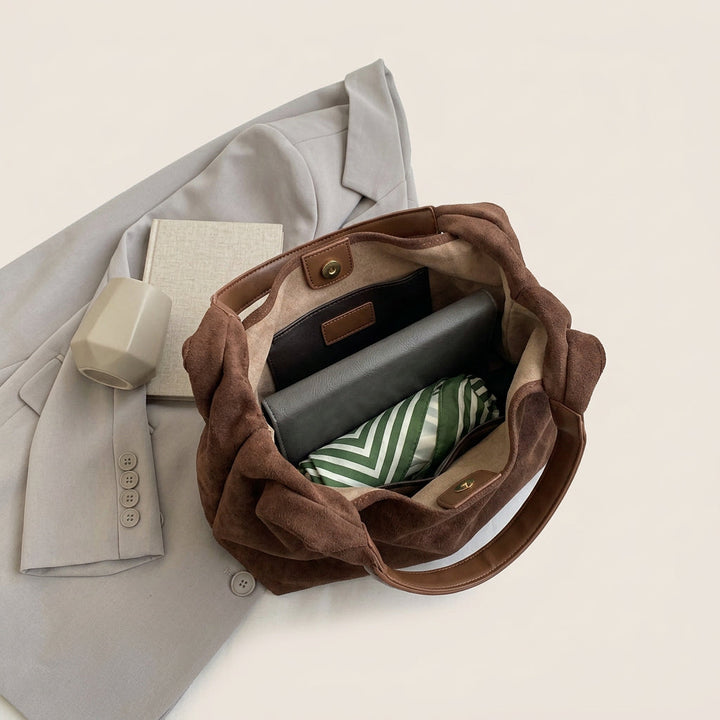 Mila Daily Hobo Bag - Soft Suede-Effect Single Strap