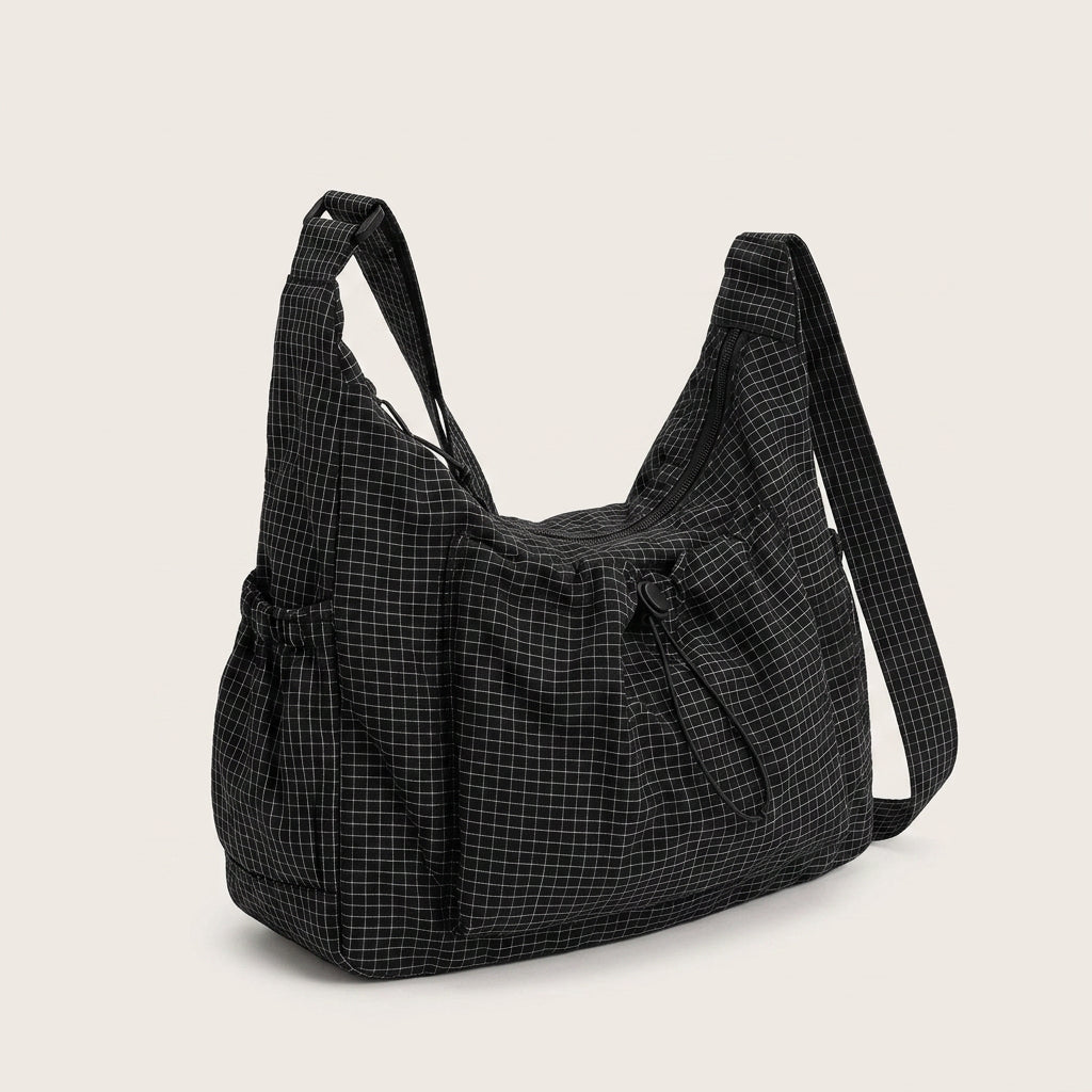 Nela Crossbody Bag - Lightweight Nylon-Polyester, Fits 13" Laptops