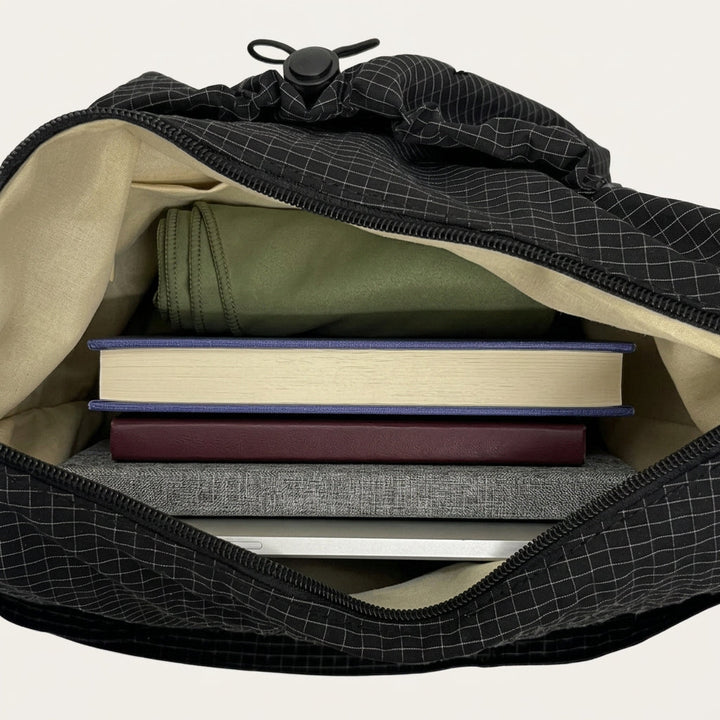 Nela Crossbody Bag - Lightweight Nylon-Polyester, Fits 13" Laptops
