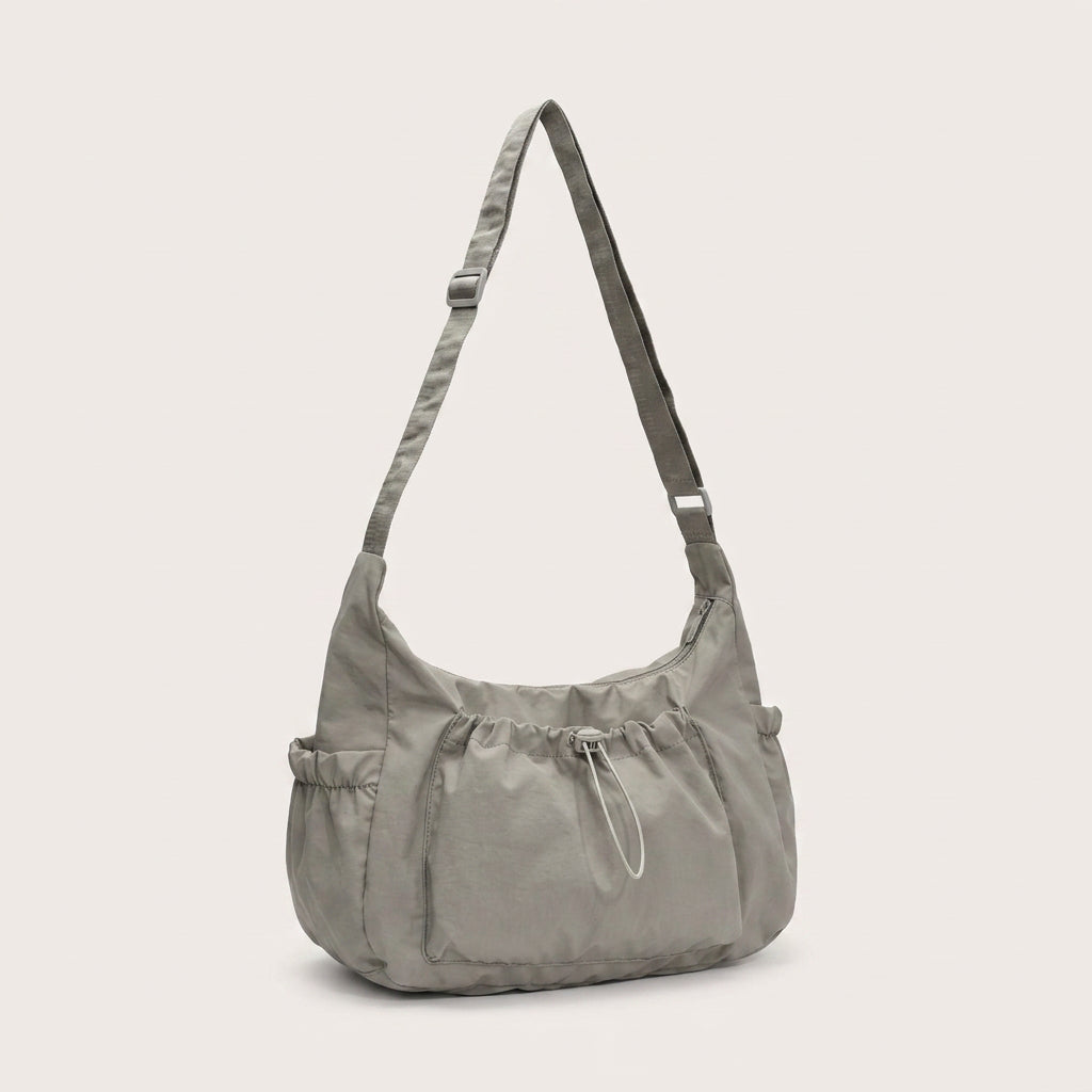 Nela Crossbody Bag - Lightweight Nylon-Polyester, Fits 13" Laptops