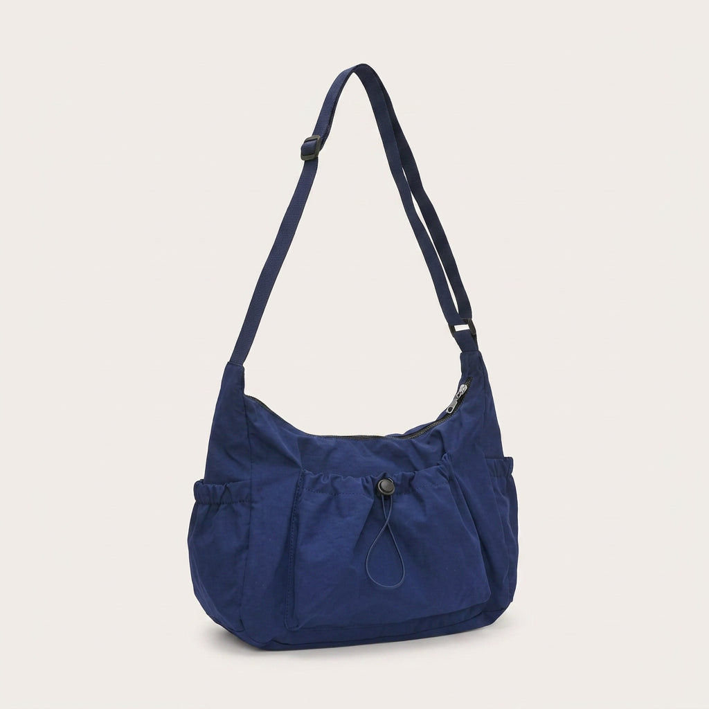 Nela Crossbody Bag - Lightweight Nylon-Polyester, Fits 13" Laptops