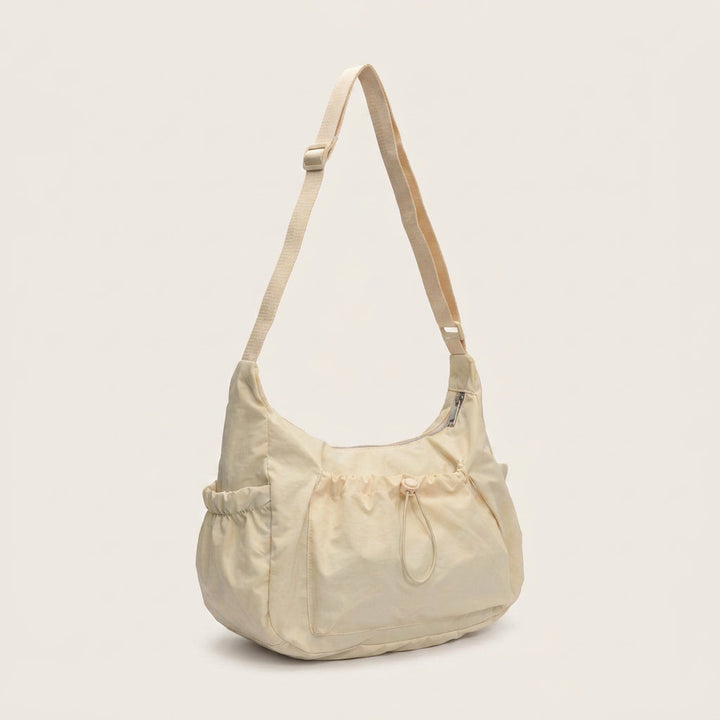 Nela Crossbody Bag - Lightweight Nylon-Polyester, Fits 13" Laptops