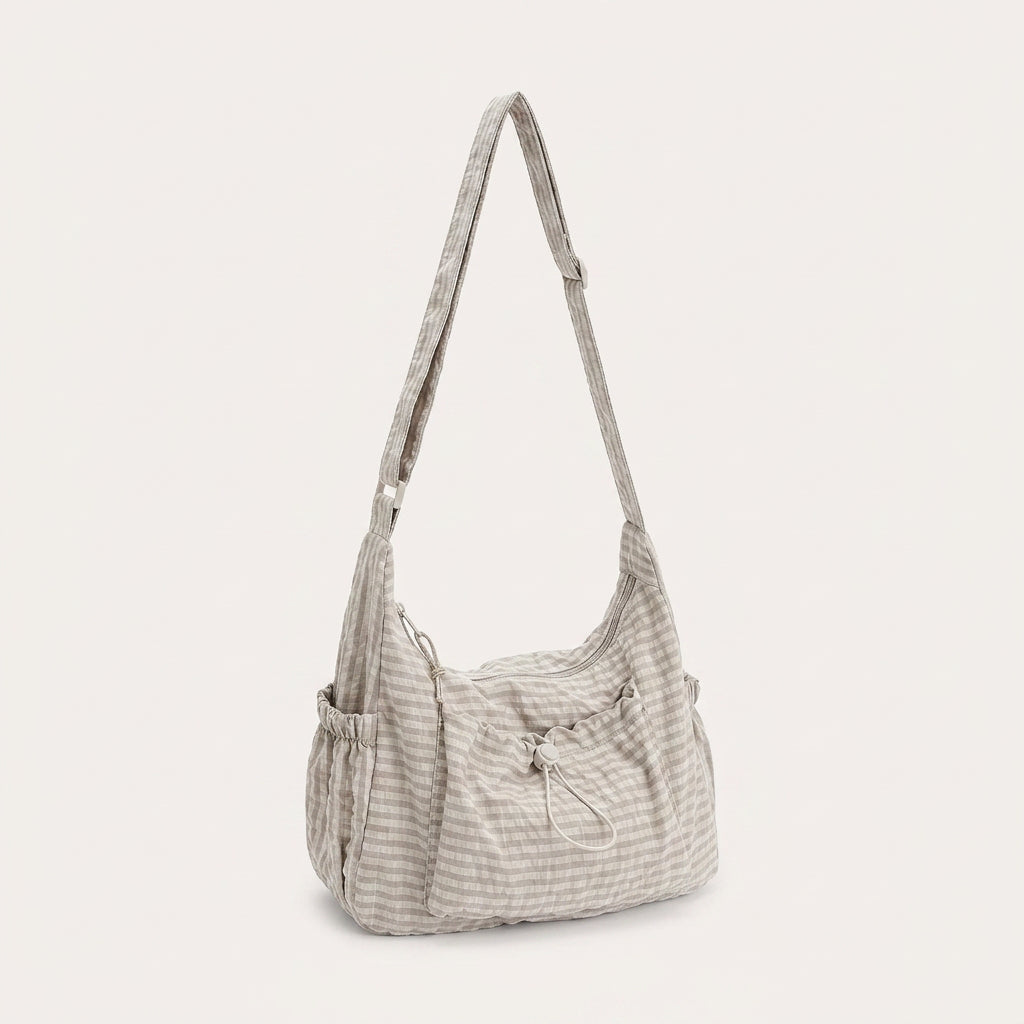 Nela Crossbody Bag - Lightweight Nylon-Polyester, Fits 13" Laptops