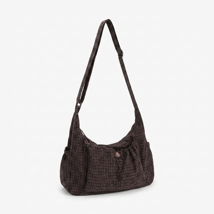 Nela Crossbody Bag - Lightweight Nylon-Polyester, Fits 13" Laptops