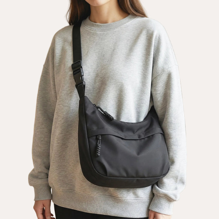 Lightweight Nylon Shoulder Bag
