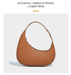 Irregular Crescent Shoulder Bag – Lightweight & Stylish Under-Arm Carry-HighTouch